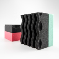 Éponge applicatrice de cire pour pneus YS-H002 haute densité, facile à utiliser, forme et couleur personnalisables, ODM/OEM, tampon de cirage pour pneus de voiture, auto