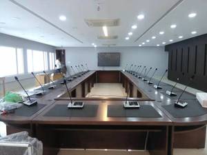 ميكروفون لاسلكي رقمي YCU892--YARMEE بعنق مرن للاجتماعات، نظام صوتي معدني للاستوديوهات والمؤتمرات بتصميم مكتبي - Product Image 4