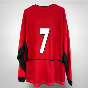 เสื้อฟุตบอลแขนสั้นย้อนยุคฤดูใบไม้ร่วงปี 2007/08 ของแมนเชสเตอร์ ไซส์ S-2XL สำหรับสโมสรยุโรป รับดรอปชิป - Product Image 6