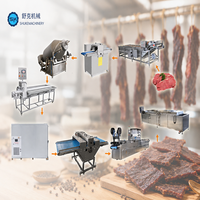 Ligne de production complète en acier inoxydable 304 pour la fabrication de bœuf séché