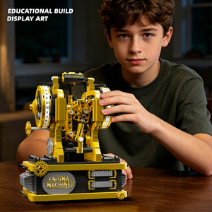 Ensemble de blocs de construction en plastique Kaiyu - Jouet d'assemblage de machine à code pour enfants, cadeau d'Halloween personnalisable, thème historique - Product Image 2