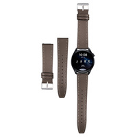 LAIHE-Bracelet de montre intelligente de luxe en cuir véritable pour homme Vegan Full Grain Correas-De-Reloj pour Mi Band Smartwatch