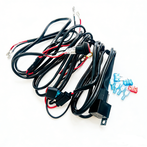 Kit Kabel Harness Lampu LED 12V 2 Kabel untuk Lampu Sorot Pabrik - Product Image 6
