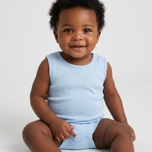 Mono de Santa Claus en oferta online, mono de verano para bebé niña, ropa de bebé de algodón de bambú, moderno y bonito. - Product Image 1