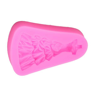Molde de Silicona 3D con Forma Irregular <span class=keywords><strong>para</strong></span> Decoración de Pasteles y Fondant, Diseño de Falda Plisada <span class=keywords><strong>para</strong></span> Vestido de Noche - Product Image 4