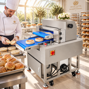 Affettatrice Commerciale per Torte, Taglio Sottile 5mm, 25 Pezzi al Minuto, 1150x790x1250mm, Taglio Multistrato per Produzione di <span class=keywords><strong>Pasticceria</strong></span> - Product Image 2