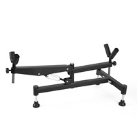 Support de tir portable réglable en métal pour banc de tir et repose-arme