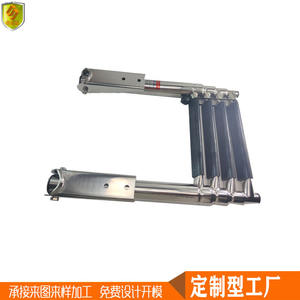 316 Stainless Steel Telescopic Yacht Accessory Water Four-Section <b>Marine</b> <b>Hardware</b> Bimini Top Connector Water Ladder - Product Image 2