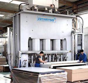 Panneau de meubles en mélamine à cycle court, stratifié MDF HDF <span class=keywords><strong>PB</strong></span>, machine de stratification à chaud - Product Image 5