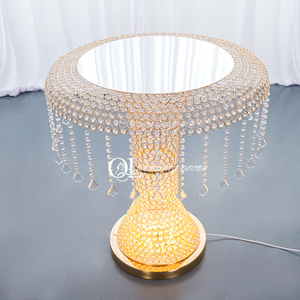 ขาตั้ง<span class=keywords><strong>เค้ก</strong></span>คริสตัลโลหะสีทองขนาด 80 ซม. <span class=keywords><strong>ราคา</strong></span>ประหยัด สำหรับตกแต่งงานแต่งงาน ตกแต่งโต๊ะกลาง วางดอกไม้ พร้อมไฟ สำหรับโต๊ะขนมหวาน - Product Image 4