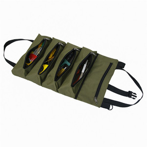 Car Tool Hanging Bag 600D Oxford Cloth 4-7 Compartments Camouflage Military Green Front <b>Seat</b> <b>Storage</b> Organizer - Product Image 3