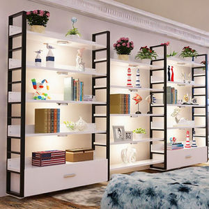 Étagère de présentation autoportante en métal léger avec revêtement en poudre époxy NACYC pour les magasins de proximité, les magasins de cosmétiques - Vente en gros - Product Image 2