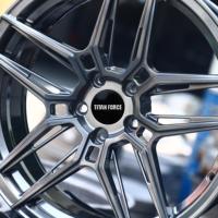 Jantes TITAN FORCE 17 18 19 20 pouces 5x114.3, roues forgées couleur bronze pour JDM Performance Civic Type R WRX Toyota GR86 GT86