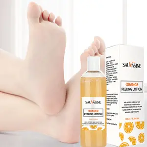 Nieuwe Aankomst Vitamine C Gele Dode Huid Afpellen, Organische Zwarte Huid Sterke Bleeklotion, Oranje Whitening Peeling Lotion