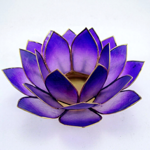 Portavelas Multifuncional Hecho a Mano con Conchas de Capiz en Forma de Flor, Brilla en la Oscuridad, Recuerdos Únicos para Bodas y Fiestas - Product Image 3