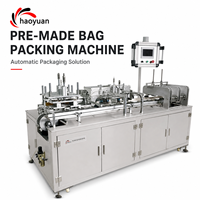 Machine d'emballage automatique HAOYUAN HY-200 : Scellage de cartons, emballage de sacs préformés, fonctionnement stable et efficace