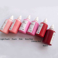 Nouveaux pigments liquides cosmétiques huileux populaires, hautement concentrés pour gloss à lèvres, vente en gros et rouge à lèvres brillant