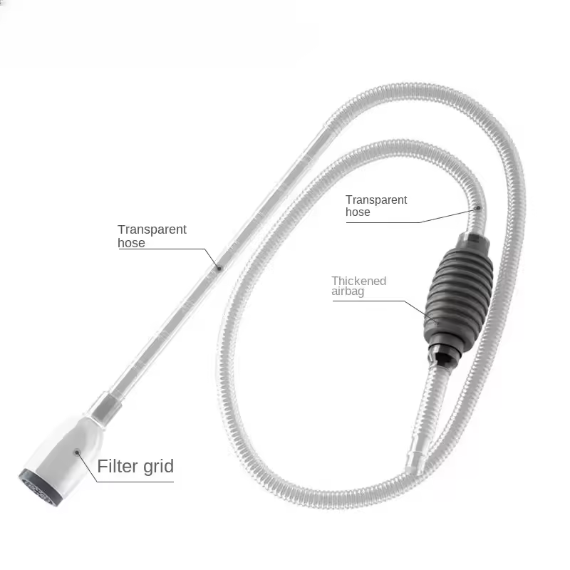 Gray- 1.5M Aquarium Siphon Water Changer