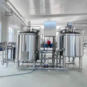 Micro Craft Brewery Manufacturers Pilot 100 200 400 500 1000 2000 L Liter 2 3 5 7 20 Bbl Beer Brewing Equipment System For Sale