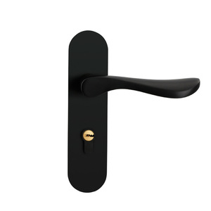 Lideshi Lever Lock Aluminum Interior Door Lock For Solid Wood Doors Model 7019 Durable Handle - Product Image 3