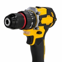 Perceuse sans fil sans balais à 2 vitesses, batterie au lithium, charge rapide, tournevis électrique pour le travail du bois et le perçage des métaux