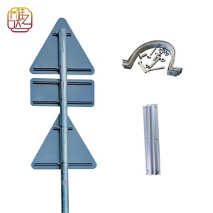 Panneaux d'avertissement réfléchissants en aluminium, norme coréenne, pour les zones à fort trafic (<span class=keywords><strong>croisement</strong></span>, rondel, feux <span class=keywords><strong>de</strong></span> signalisation, travaux routiers) - Product Image 3