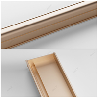 Lampes de placard en aluminium LED modernes sans poignée de type L, CRI 90 élevé, garantie 3 ans, écologiques, commande tactile DC, fabrication OEM/ODM