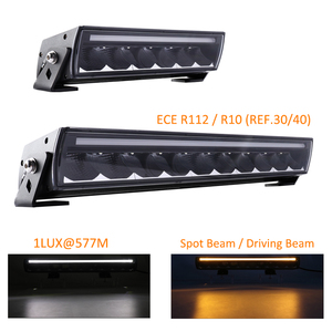 Barre Lumineuse <span class=keywords><strong>LED</strong></span> Brevetée BRTLED Blanc Ambre DRL Sans Vis Tout-Terrain pour Voiture VTT <span class=keywords><strong>4x4</strong></span> Phares Tout-Terrain - Product Image 3