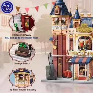 <span class=keywords><strong>Pantasy</strong></span> 85031 Neuer Spielzeugladen Montage-Straßenszene DIY-Modell Schreibtisch-Ornamente Geschenk für Kinder Baustein-Sets - Product Image 3