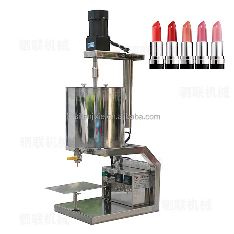 Eenvoudige Handmatige Bediening Kleine Business Verwarming En Roeren Lippenstift Maken Vulmachine