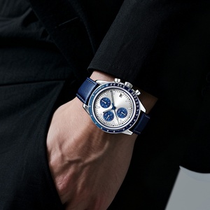 Original Fashion <b>Men's</b> Watch Waterproof Chronograph Date <b>Men's</b> Watch Leather Strap Quartz Watch <b>Men's</b> Sports Watch - Product Image 3
