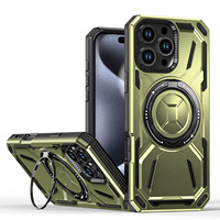   Étui de téléphone magnétique Golden Armor Gen 2 pour iPhone 16 Pro Max iPhone 16 Pro iPhone 15 Housse de protection