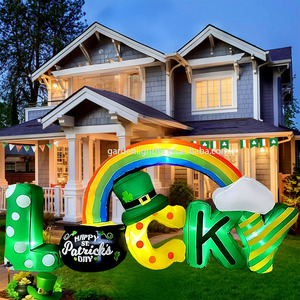 ไฟ LED สีรุ้งแบบพองลมได้สำหรับวัน7FT ของ Patrick IP44ไฟบ้านโรงแรม - Product Image 3