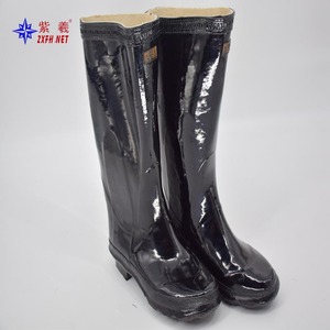 Men's high-top water <b>boots</b>, waterproof and slip-resistant, with durable rubber soles, suitable for chefs, fishing, and working - Product Image 3