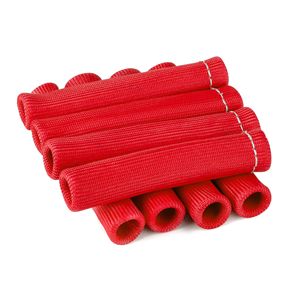 CNSPEED Exhaust Pipe Heat Insulation Sleeve Blue <b>Universal</b> Car Spark <b>Plug</b> Protection Rubber 8PBL - Product Image 2