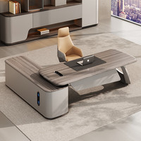 Meubles de bureau de luxe, de haute qualité, design moderne modulaire, ensemble de bureaux exécutifs en panneaux de bois, utilisation commerciale, poste de travail pour PDG