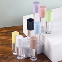 Tube vide pour rouge à lèvres, Gloss, maquillage, rond, transparent, 6ML, pièces