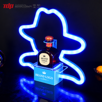 Présentoir lumineux LED TERMEIN personnalisé en acrylique pour bouteilles de tequila – Idéal pour bars et magasins d'alcool