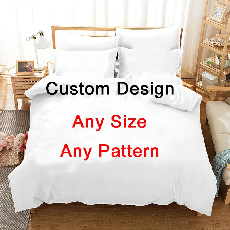 تصميم جديد مخصص غطاء لحاف مطبوع 3d مجموعة مفارش سرير غطاء سرير مصنع بالجملة