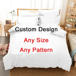 नया डिज़ाइन अनुकूलित मुद्रित डुवेट कवर 3डी बिस्तर सेट बिस्तर कवर फैक्टरी थोक