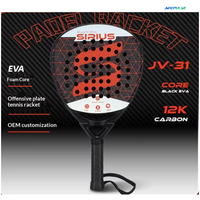 APEPULSE Sports SUPER POWER Green Haute Qualité 12K Fibre de Carbone Noyau EVA Trous Intelligents Diamant Raquette de Padel