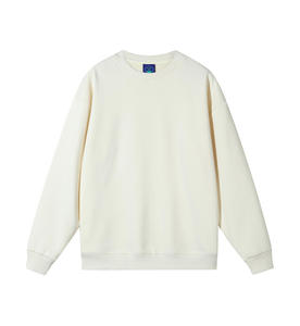 400g polaire doublé surdimensionné sweat à col rond pour l'hiver goutte épaule doux épais Streetwear pull brodé techniques ODM - Product Image 5
