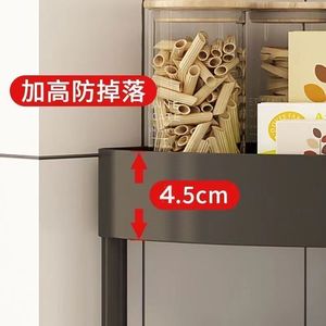 Étagère d'angle de cuisine Yipin Furniture, 3 niveaux, en plastique, pour épices, huile, sel, sauce soja, vinaigre, rangement et organisation sur comptoir - Product Image 2
