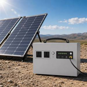 Station d'alimentation portable 1200W, générateur solaire, double sortie AC, 2 ports USB, entrée PV 12V, pour camping et secours domestique - Product Image 2