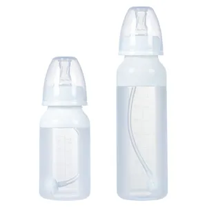 סיטונאי סטנדרטי פה BPA משלוח חלב בקבוק יילוד סיליקון אנטי קוליק Botella דה Bebe