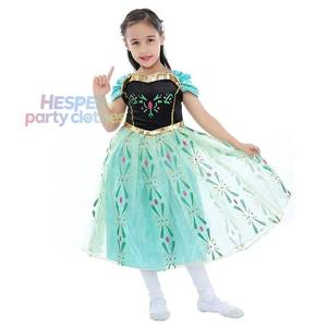 Costume de princesse pour enfants, robe de fête de carnaval pour filles Anna, vente chaude HP - Product Image 1