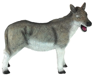 Harz lachende Esel-Garten-<span class=keywords><strong>Statue</strong></span>. Outdoor Garden Lawn Decor Harz Handwerk - Product Image 1