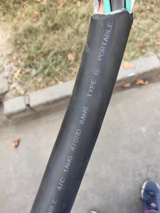 Loại W G SHD-GC G-GC nhiệm vụ nặng nề xách tay cáp điện ul 1650 khai thác mỏ trailing Cáp 4C 1awg + 4C 8awg 2kv - Product Image 5