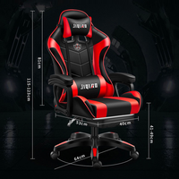 Chaises de jeu, chaise de jeu, fauteuil de bureau, ordinateur, lumière LED RVB bon marché, course, cuir PU, chaises gamer, chaise de jeu