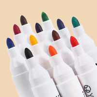 12 couleurs Non Toxique En Gros Alcool tableau blanc Marqueur Stylo Ensemble Avec Conseil Gomme Meilleur personnalisé Tableau Marqueur Stylo